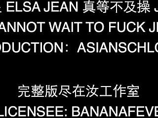 Elsa jean fucks big asian dick!