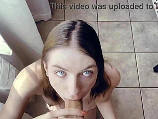 Celestina Blooms Deepthroats My Huge Monster Cock