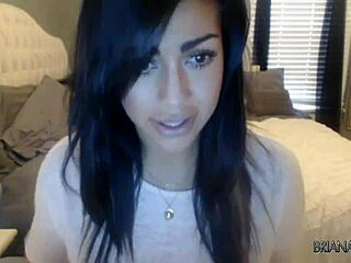 Briana Lee performs solo on webcam April 8th 2015