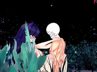 Hex Maniac's Trainer Class Engages In Public Sex Amid Pokemon Fantasy