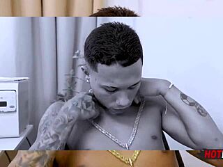 novinho pirocudo fucking the boss with tattoos and pov anal