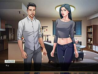 Our Red String Gameplay Part 23: Rough Cowgirl Riding with Pierced Nipples on Small Tits. Girlfriend Goes Hardcore for Wild Action!