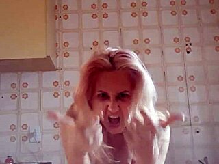 Blonde Milf With Saggy Big Tits In Lesbian Action