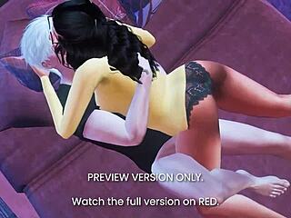 naughty 3d cartoon girls tease in sex preview