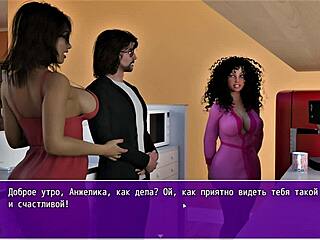 Angelica the nerdy teen gets her pussy stretched by a monster cock in this 3d remake