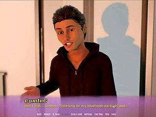 Summer Hentai Game: Stepmom Teases Me While Jerking Bottle Like Cock