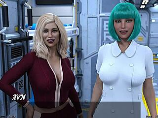 Stranded in Space 3: Who wins the steamy competition between milfs and teens?