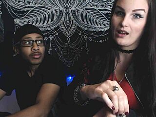 Watch tattooed big boobs mistress alace amory cuckold male sub in kinky vlog!