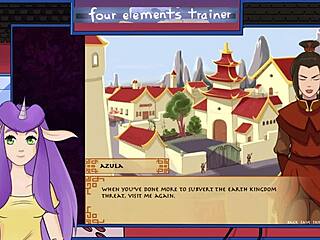 Avatar The Last Airbender Four Elements Trainer Part 21 Showering Azula!