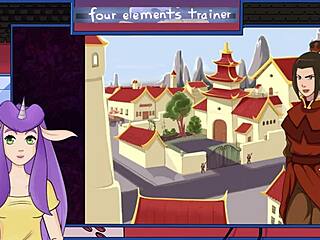 Avatar The Last Airbender Four Elements Trainer Part 21 Showering Azula!