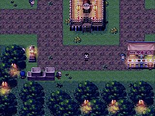 Tanned girl natsuki in hentai game episode with old man