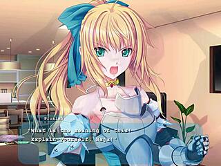 Princess explores wild hentai game fantasies