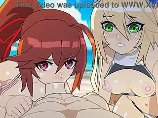 Blazblue Hentai Beach Episode Uncensored