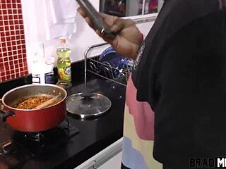 romantic dinner turns into hard anal fucking!