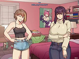 amy meets her special new roommate for a steamy shower in benefitship