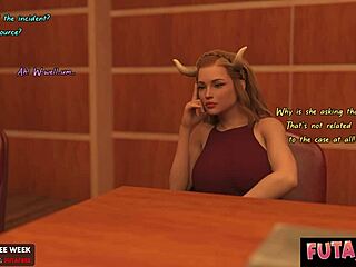 Hey, wanna see courthouse futa drama turn into steamy threesome?