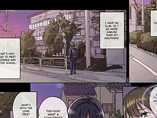 Chatting with my girlfriend's mom who became my hot sex buddy in this anime game.