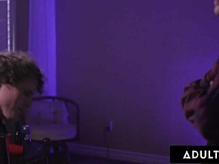 Adult Time Voyeur Lesbian Teen Watches Aidra Fox And Kristen Scott Licking Pussies In Ffm Threesome