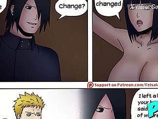 Naruto Parody with Sasuke Banging Hinata in Cosplay Action