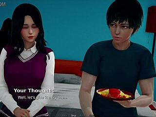 my bully turns into my mature brunette lover with big tits and ass