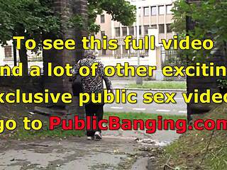 Watch Cute Teen 18+ Alexis Crystal Bent Over in Public Threesome Banging Her Pussy Doggy Style!