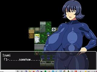 In the shipwrecked spaceship todoroki, the brunette with big tits and ass gives joi instructions while sucking monster cock and receiving a facial.