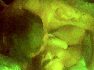 Amateur couple's homemade sex tape with a special surprise