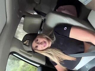 carona ends with fucking in woods and cum in mouth