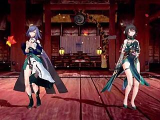I love watching Honkai Star Rail characters in this hentai MMD animation.