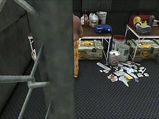 cristina says, 'fuck me harder, mechanics,' in the workshop hentai game.