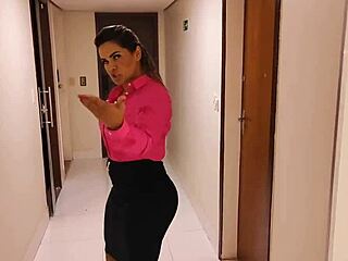 Virgin believer Luna Oliveira gives ass to friend’s porn actor brother