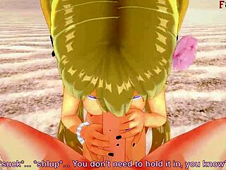 Marie Rose fucks in bikini on beach in DOA