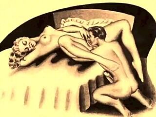 I find these vintage erotic drawings incredibly arousing and full of passion