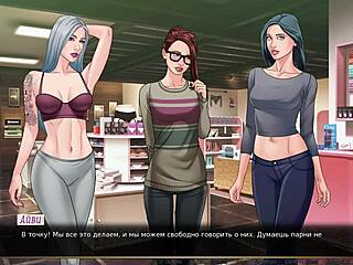 bent over nude hentai babe in sexy gameplay action