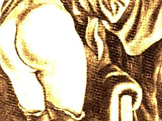 Vintage drawings with erotic themes.