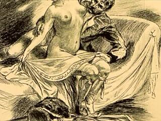 vintage drawings evoke deep erotic emotions in viewers