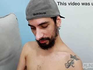 Sitting On My Friend's 23 Centimeter Monster Cock For Intense Gay Blowjob Action