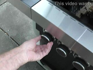 Kiwi milf gets a temperature check after her master inspects the meat