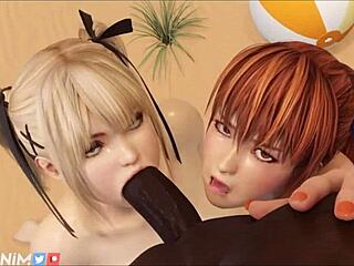 sfm blowjob compilation - cock sucking hentai sluts - overwatch final fantasy doa - 3d blender blowjob compilation