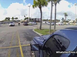 cute teen 18+ in glasses fucks for cash