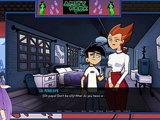 In Amity Park, Danny faces a monstrous milf with big tits in this redux episode.