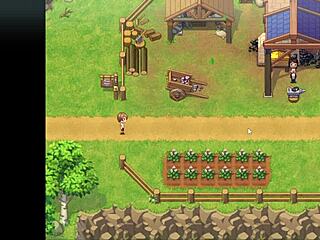 hentai game spying bathroom sees blacksmith tits part 4