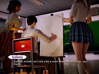 elizabeth laroche in waifu academy nude scenes!