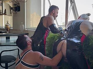 Ever Seen a Wild Gay Trio Fisting Like This?