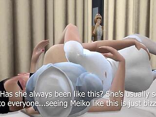 In prison school, the character says, 'this hospital scene is intense'