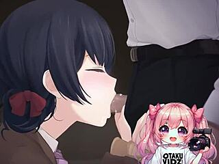 I worship that anime cock and eat cum