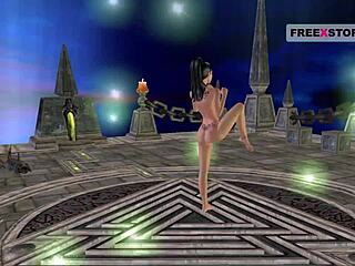 Indian Teen Girl in 3D Cartoon Performs Sexy Positions