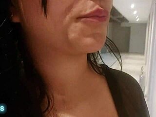 security makes me suck big cock in bathroom