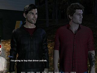 race of life ep 7 featuring huge boobs and tits in anime game?