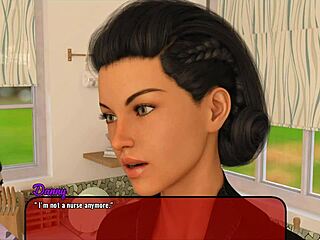 Alexandra 187 in erotic hentai cartoon anime game 😏